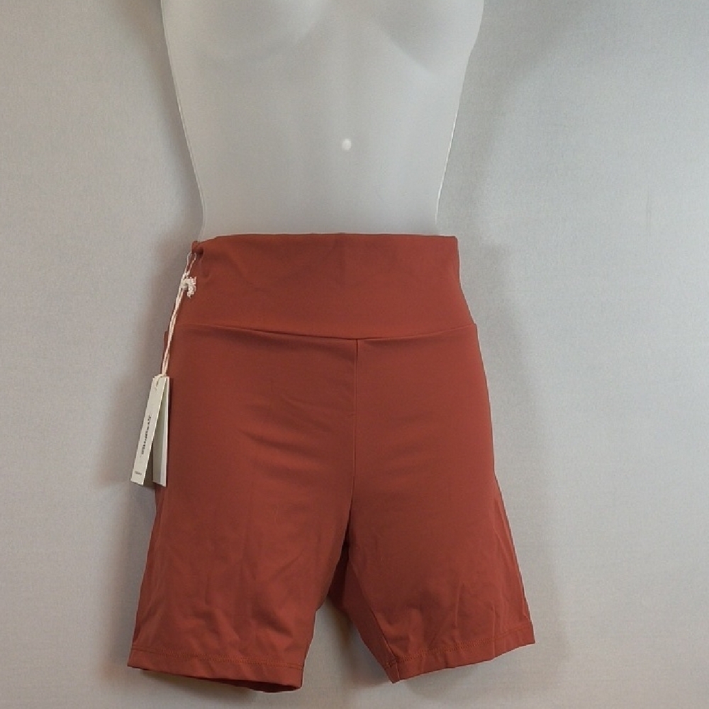 Vitamin A Women's Nova Biker Terracotta Shorts , NWT Size S